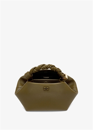 Bou small grained bag Military Olive C2100011 Ganni 